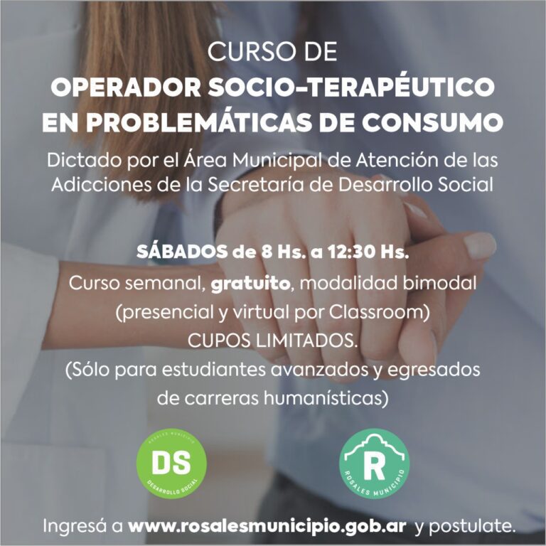 Curso operador socio terapéutico