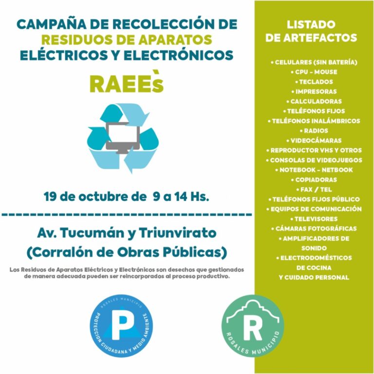 Campaña Residuos Tecnológicos octubre 2021