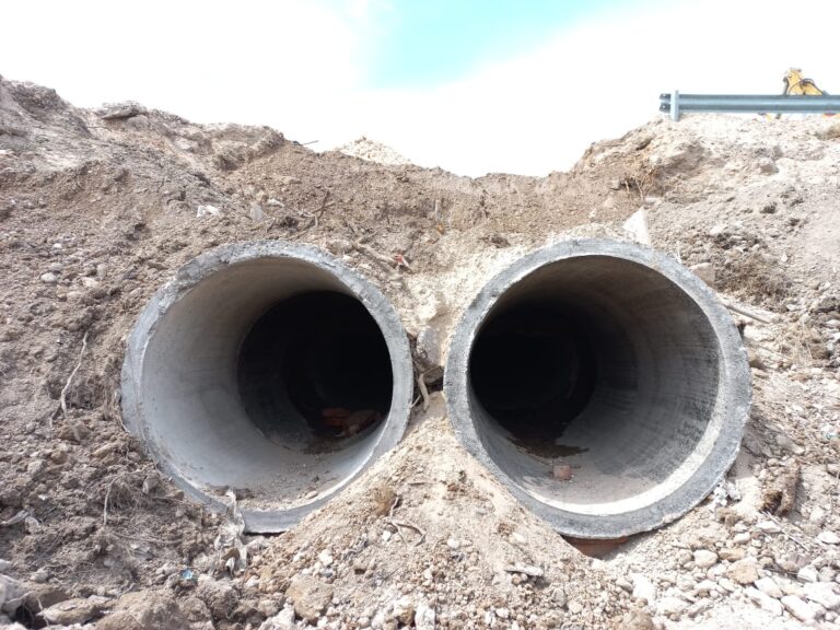 Finaliza construcción de alcantarilla en calle 18 de Julio3