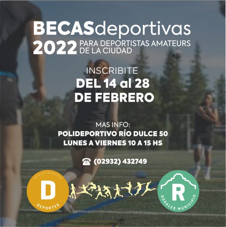 Becas deportivas 2022