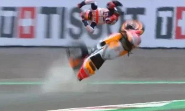 VIDEO IMPACTANTE: brutal accidente de Marc Márquez en el Gran Premio de Indonesia de MotoGP