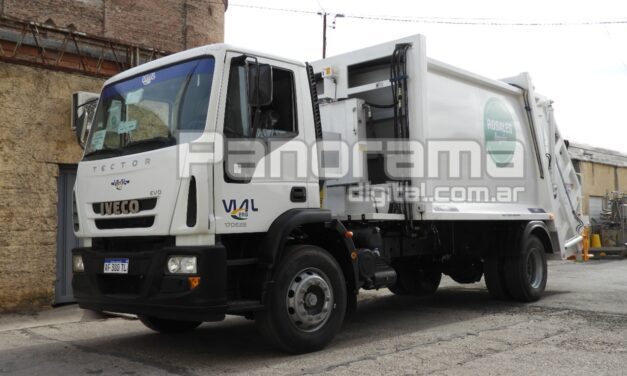 El Municipio adquirió un nuevo camión compactador 0km para la recolección de residuos