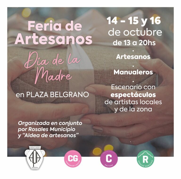 Feria de artesanos Dia de la Madre