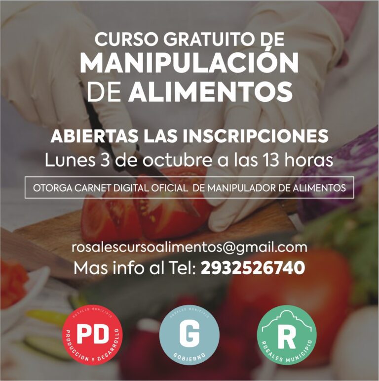 Manipulación de alimentos octubre