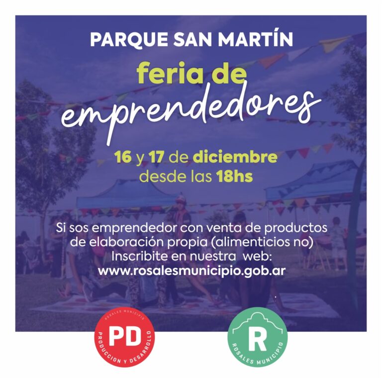 Feria emprendedores parque san martin