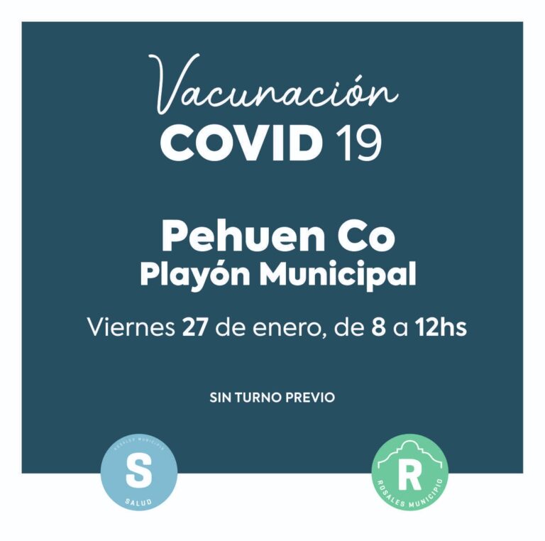 Vacunación Covid Pehuen Co