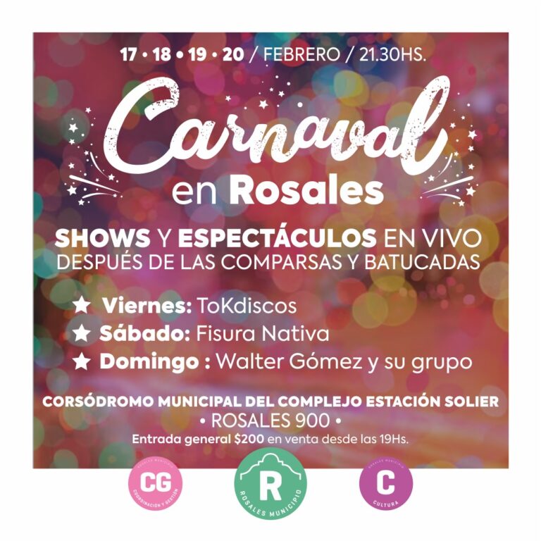 Carnaval en Rosales con espectáculos musicales (2)