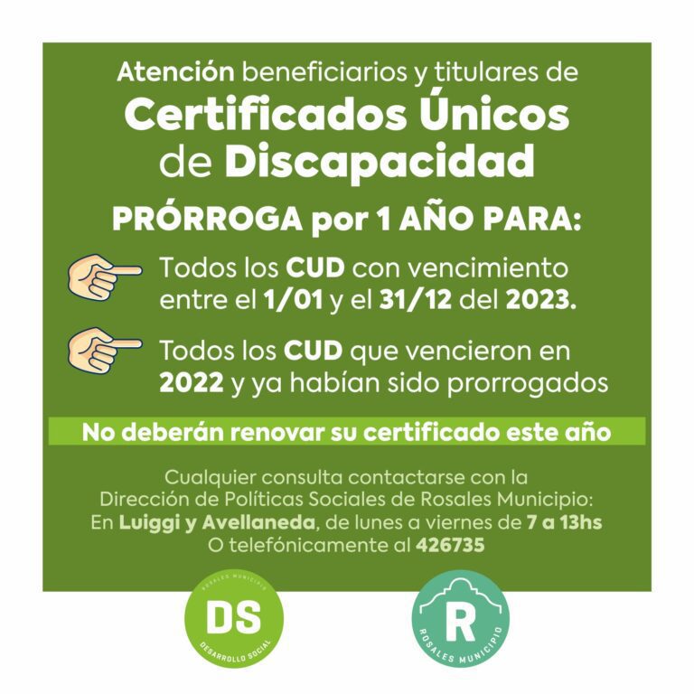 Certificados Discapacidad - prórroga (2)