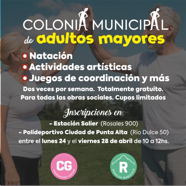 Colonia Municipal adultos mayores