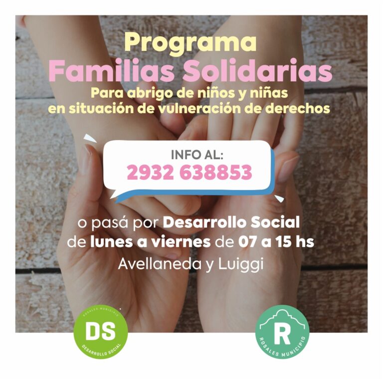 Familias solidarias nuevos horarios