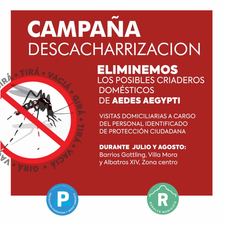 Campaña descacharrización dengue