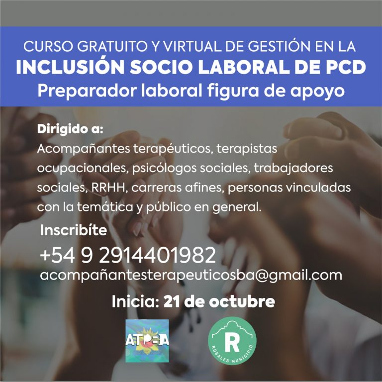 Curso inclusión paboral PCD