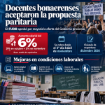 Docentes bonaerenses acuerdan mejoras laborales